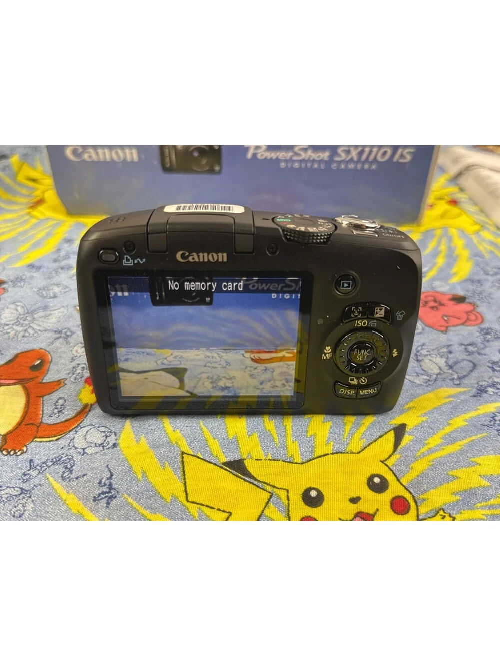 Canon PowerShot SX110 IS Digital Camera 10x Zoom 9.0MP Black - Complete Tested
